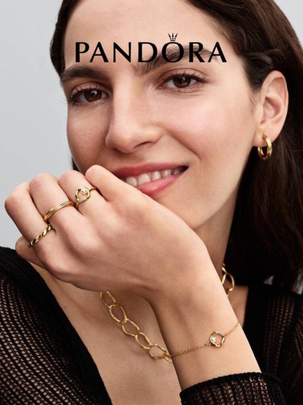 Pandora Rippled Band Ring - Picture 4 of 4